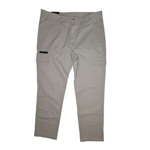 Weatherproof Cargo Pants Mens 36x32 Birch Everyday Flex Straight Stretch New